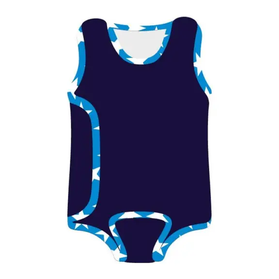 Infant wetsuit with flap